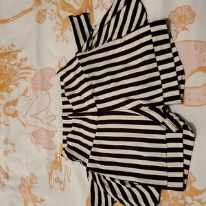 Ruffle striped shorts